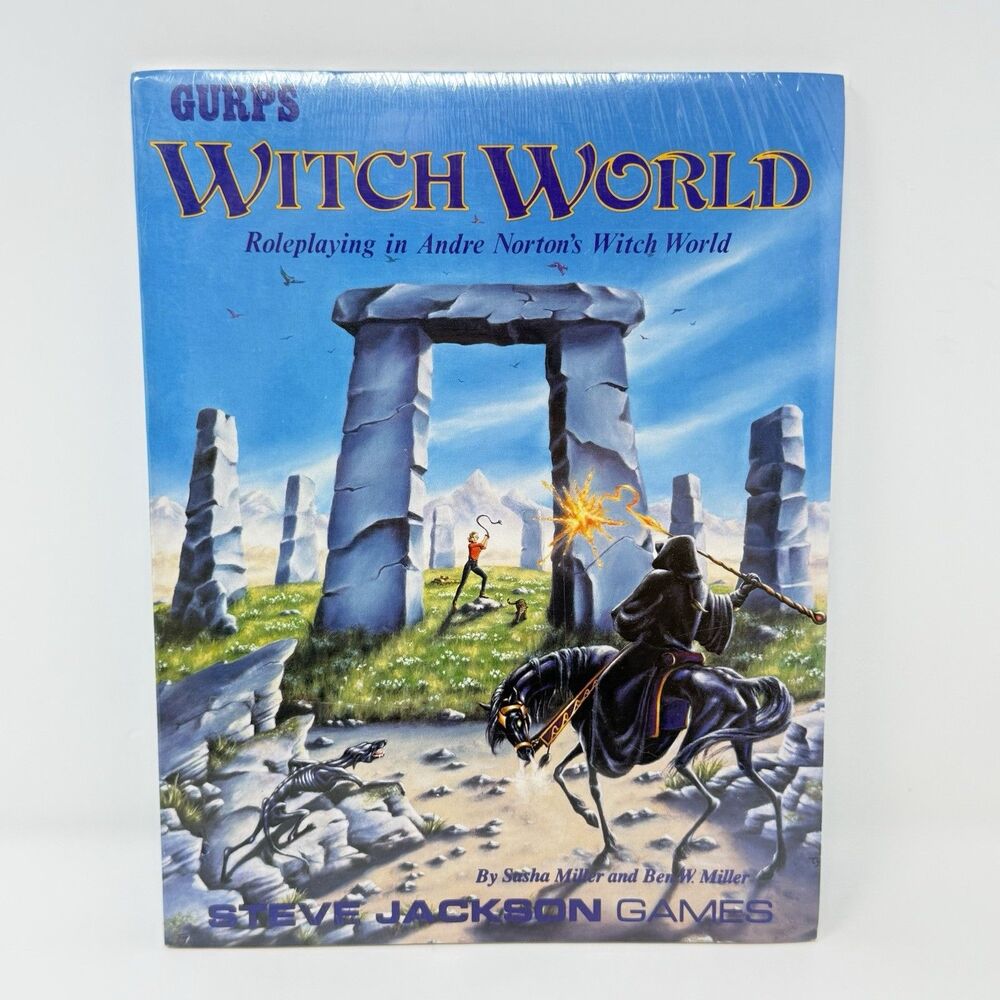 GURPS Witch World Settings Steve Jackson Games RPG Book New Sealed